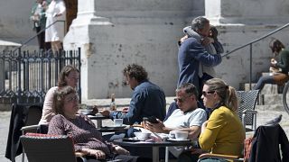 Germany has re-opened beer gardens as it eases lockdowns