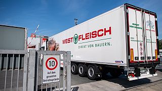Westfleisch meat processing company in Coesfeld, on May 8, 2020. -