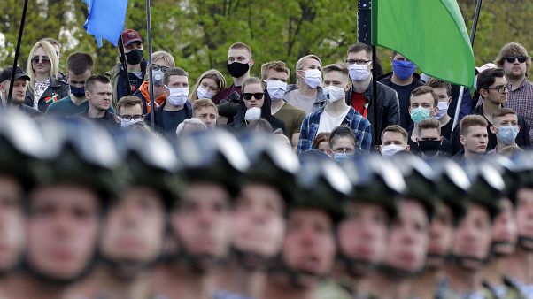 APTOPIX Virus Outbreak Belarus WWII Victory Day APTOPIX Virus Outbreak Belarus WWII Victory Day