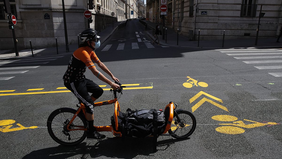 Neue Radwege in Paris
