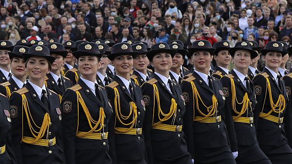 Virus Outbreak Belarus WWII Victory Day Virus Outbreak Belarus WWII Victory Day