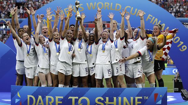 2019'da dünya şampiyonu olan ABD Kadın Milli Futbol takımı 2019'da dünya şampiyonu olan ABD Kadın Milli Futbol takımı