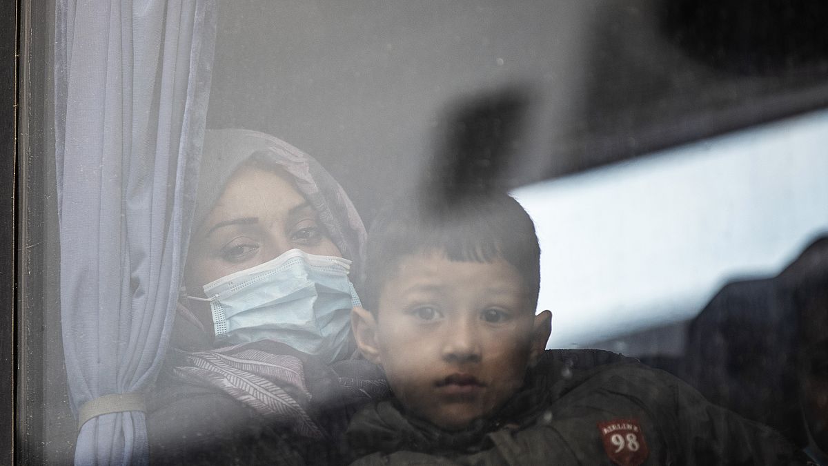 Virus Outbreak Greece Migrants