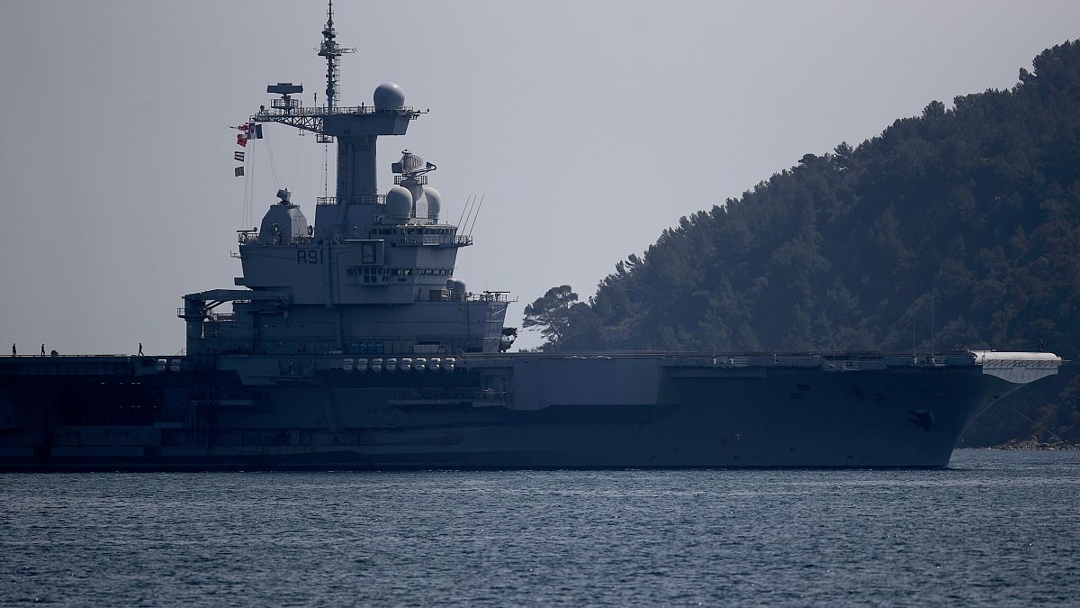 The French aircraft carrier Charles de Gaulle