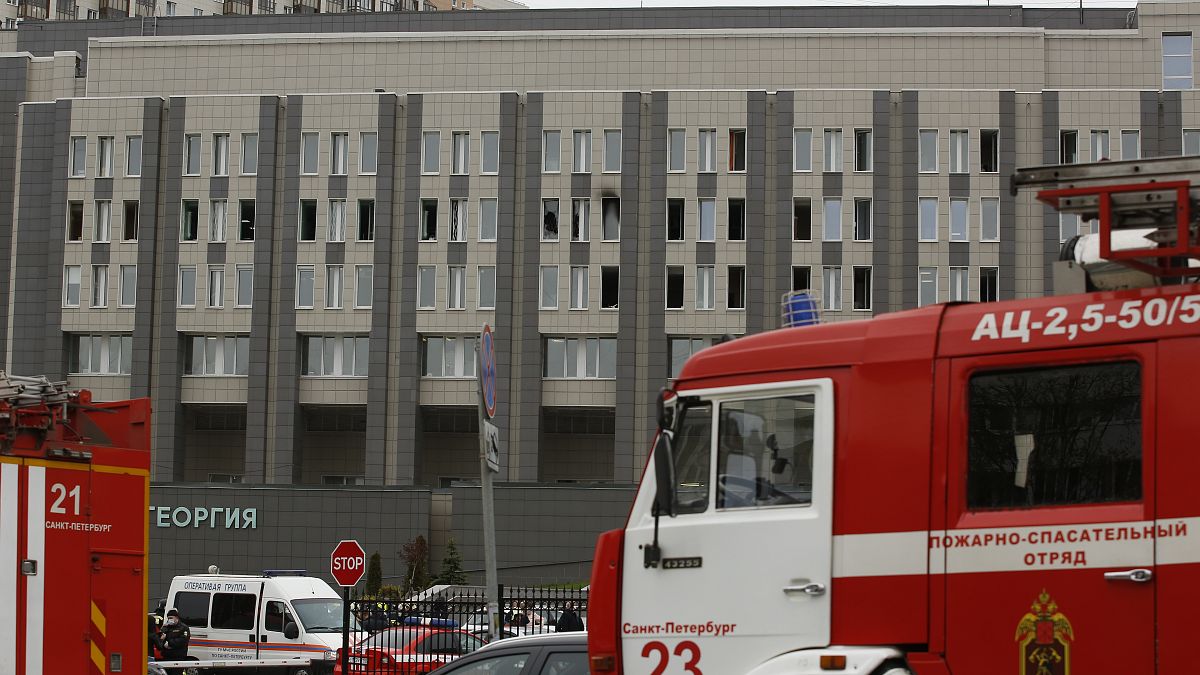 St. Petersburg'da, Covid-19 vakalarının tedavi edildiği hastanede çıkan yangında 5 kişi yaşamını yitirdi