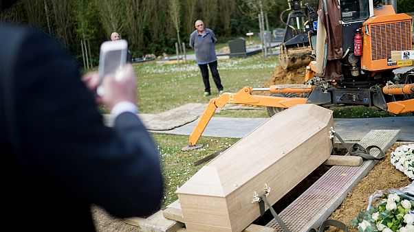 Belçika'da bir mezarlık Belçika'da bir mezarlık