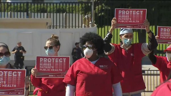 Nurses protesting in the United States Nurses protesting in the United States