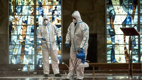 CORRECTION Virus Outbreak Italy Reopening CORRECTION Virus Outbreak Italy Reopening