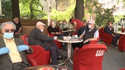 Covid-19: Saraybosna'da kafe ve restoranlar yeniden açıldı