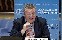 A TV grab taken from the World Health Organization website shows World Health Organization (WHO) Health Emergencies Programme Director Michael Ryan