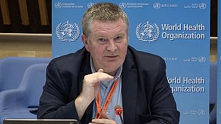 A TV grab taken from the World Health Organization website shows World Health Organization (WHO) Health Emergencies Programme Director Michael Ryan