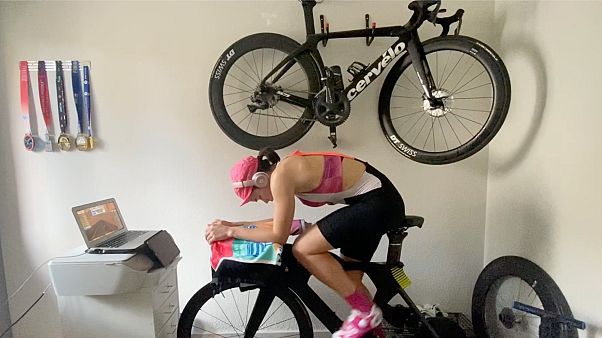Video diary: how a professional triathlete keeps fit in lockdown Video diary: how a professional triathlete keeps fit in lockdown