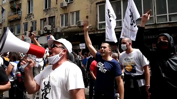 Sofia: Widerstand gegen die Pandemiebestimmungen Sofia: Widerstand gegen die Pandemiebestimmungen