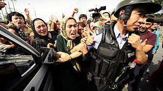 Uygurların protestosu (Arşiv 2009)