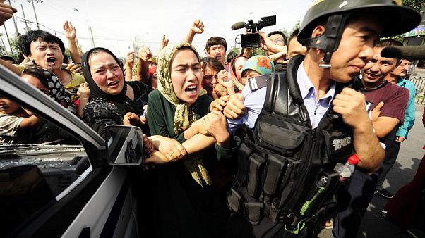 Uygurların protestosu (Arşiv 2009) Uygurların protestosu (Arşiv 2009)