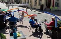 German café finds novel way to keep business afloat in age of social distancing