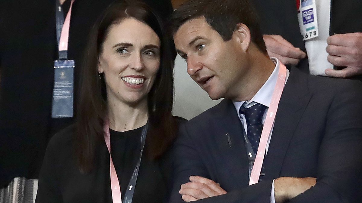 Yeni Zelanda Başbakanı Jacinda Ardern ve nişanlısı, 21 Eylül 2019