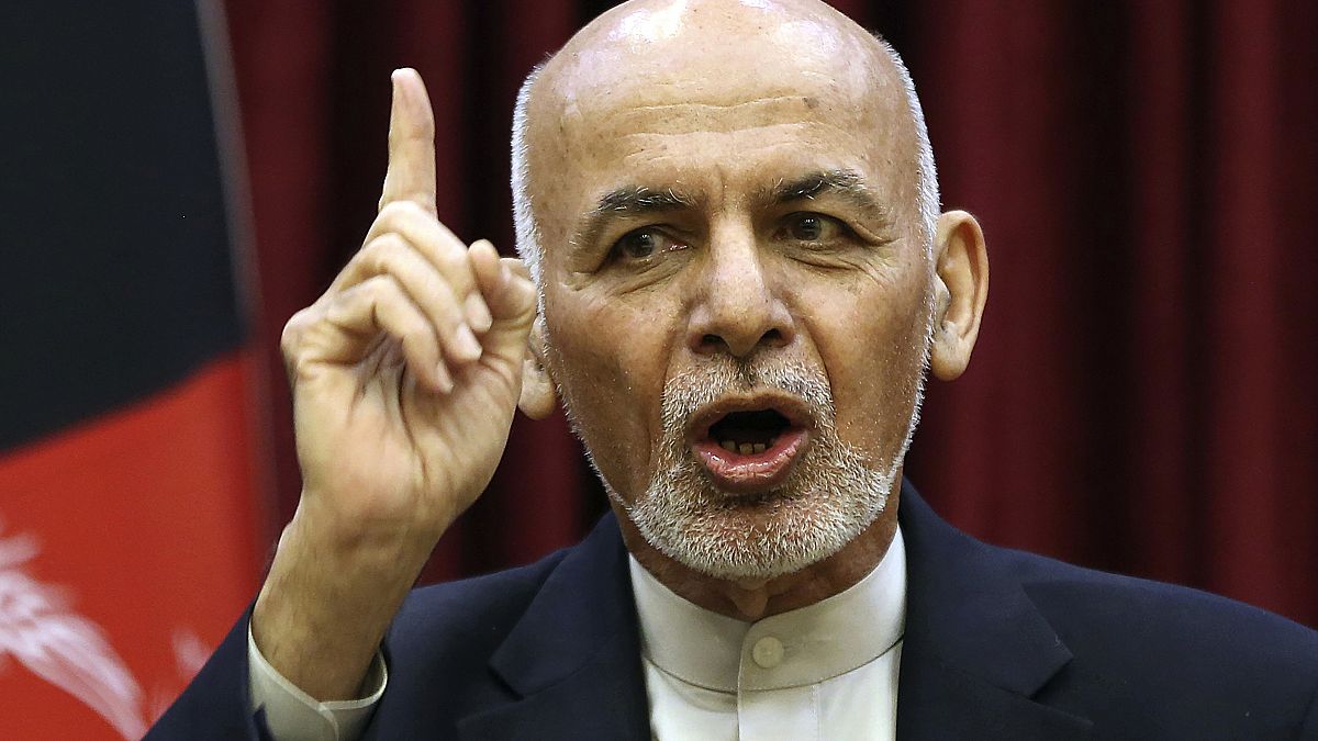  Afghan President Ashraf Ghani in March, 2020