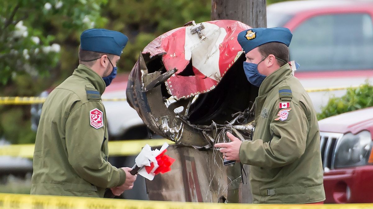 Kanada'da askeri uçak kazası