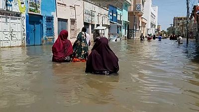 Мощное наводнение в Сомали