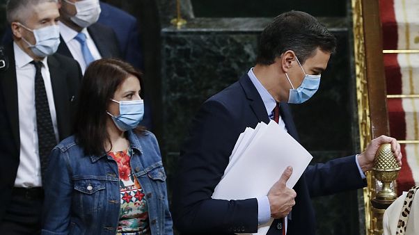 Pedro Sánchez llega al Congreso Pedro Sánchez llega al Congreso