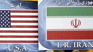 ABD-İran bayrakları (arşiv) 