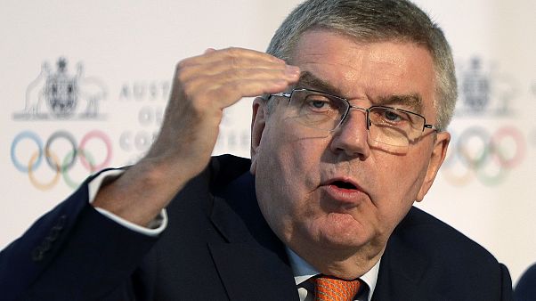 Uluslararası Olimpiyat Komitesi (IOC) Başkanı Thomas Bach Uluslararası Olimpiyat Komitesi (IOC) Başkanı Thomas Bach