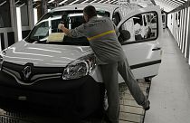 French carmaker Renault assembly line
