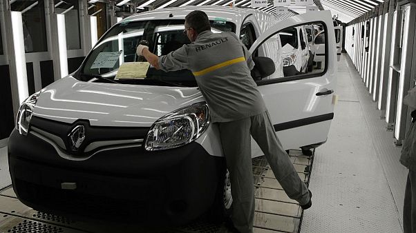 French carmaker Renault assembly line French carmaker Renault assembly line