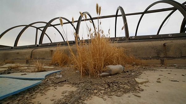 Zerstörtes Haus in Mosul, Irak Zerstörtes Haus in Mosul, Irak