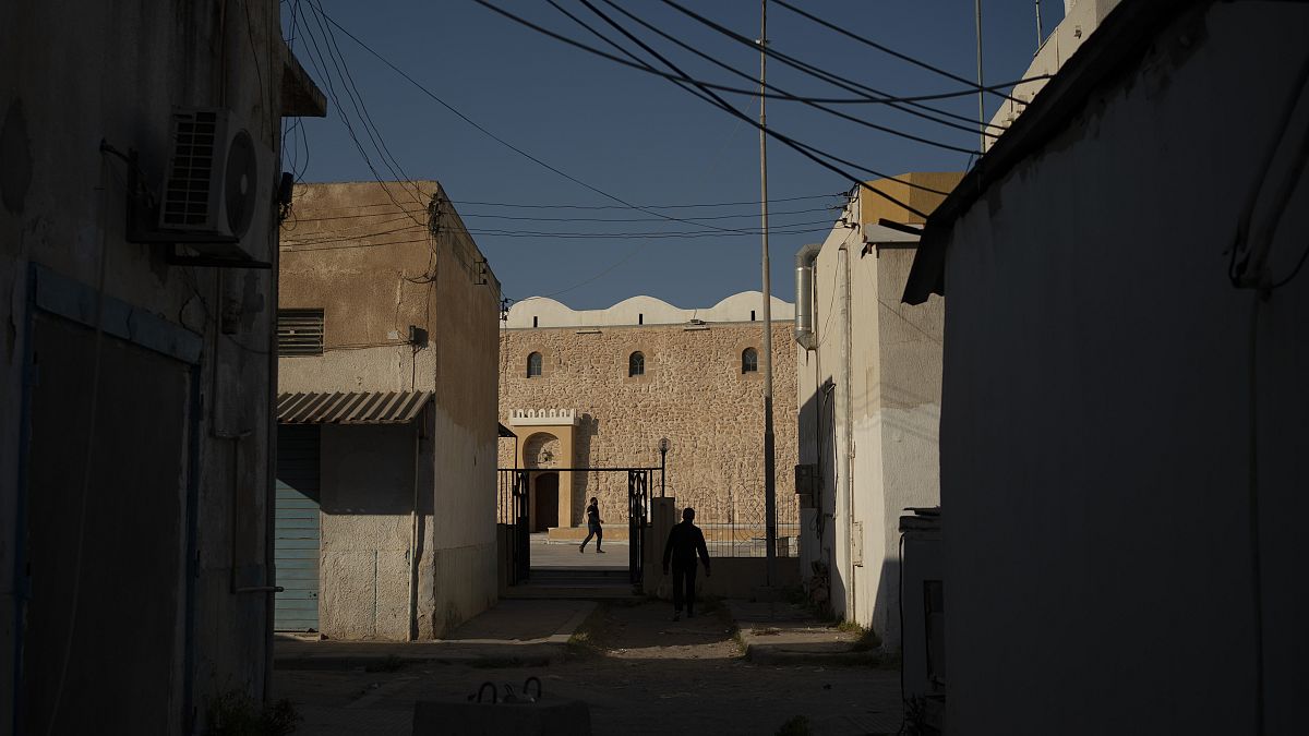 Una calle de Libia