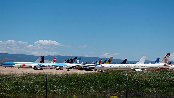 L'aéroport de Teruel en Espagne, le 18 mai 2020. L'aéroport de Teruel en Espagne, le 18 mai 2020.