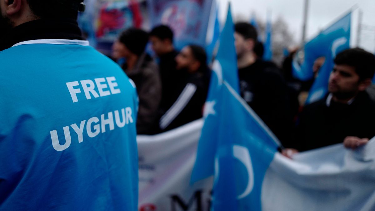 Almanya'da Çin'in Uygur politikalarına karşı eylem / ARŞİV