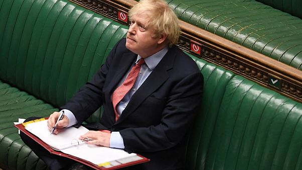 Britain's Prime Minister Boris Johnson attending Prime Minister's Questions in parliament, London, on May 20, 2020. Britain's Prime Minister Boris Johnson attending Prime Minister's Questions in parliament, London, on May 20, 2020.