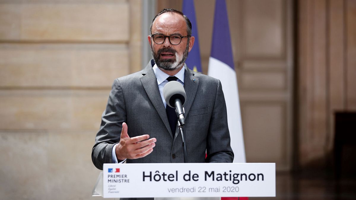 Le Premier ministre français, Edouard Philippe, le 22 mai 2020 à Matignon