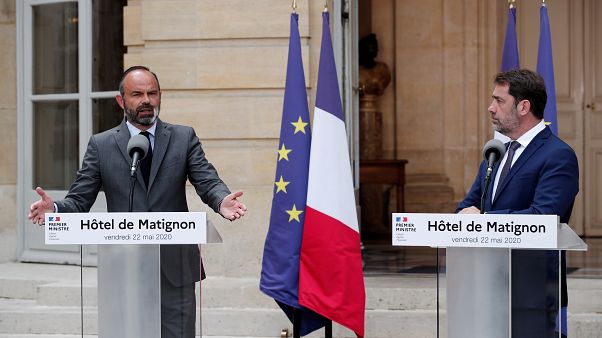 France's Prime Minister Edouard Philippe announced that the second round of elections would take place on June 28. France's Prime Minister Edouard Philippe announced that the second round of elections would take place on June 28.