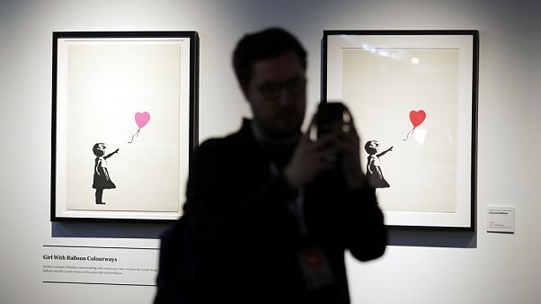 Banksy-kiállítás képei Sydneyben, tavaly szeptemberben Banksy-kiállítás képei Sydneyben, tavaly szeptemberben