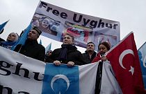 Almanya'da Çin protestosu (Arşiv)