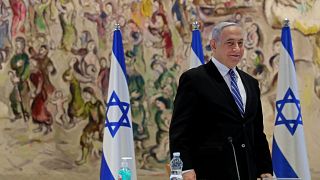 премьер-министр Израиля Биньямин Нетаньяху на заседании правительства 24 мая 2020