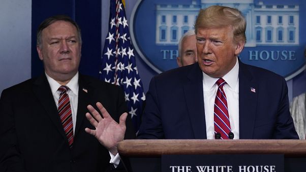 ABD Başkanı Donald Trump ve Dışişleri Bakanı Mike Pompeo ABD Başkanı Donald Trump ve Dışişleri Bakanı Mike Pompeo