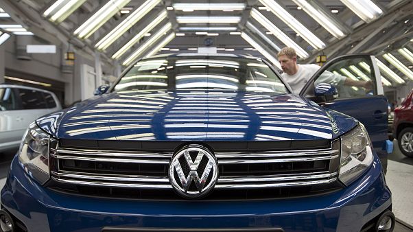 Usine Volkswagen à Wolfsburg (Allemagne) - Image d'archives Usine Volkswagen à Wolfsburg (Allemagne) - Image d'archives