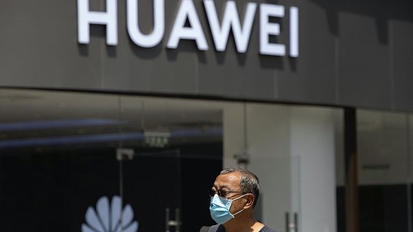 A Huawei egyik boltja Pekingben A Huawei egyik boltja Pekingben