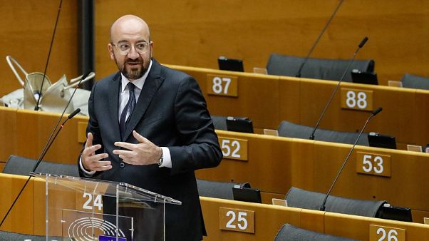 O presidente do Conselho Europeu, Charles Michel O presidente do Conselho Europeu, Charles Michel