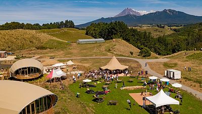 The campus of Green School New Zealand. The campus of Green School New Zealand.