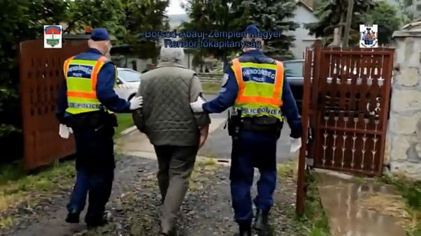 Un detenido por la policía húngara Un detenido por la policía húngara
