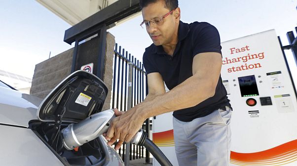 Carregamento de carro elétrico Carregamento de carro elétrico