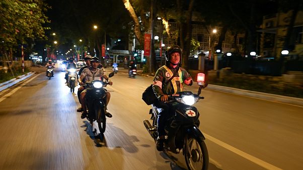 سائقو دراجات الأجرة في فيتنام سائقو دراجات الأجرة في فيتنام