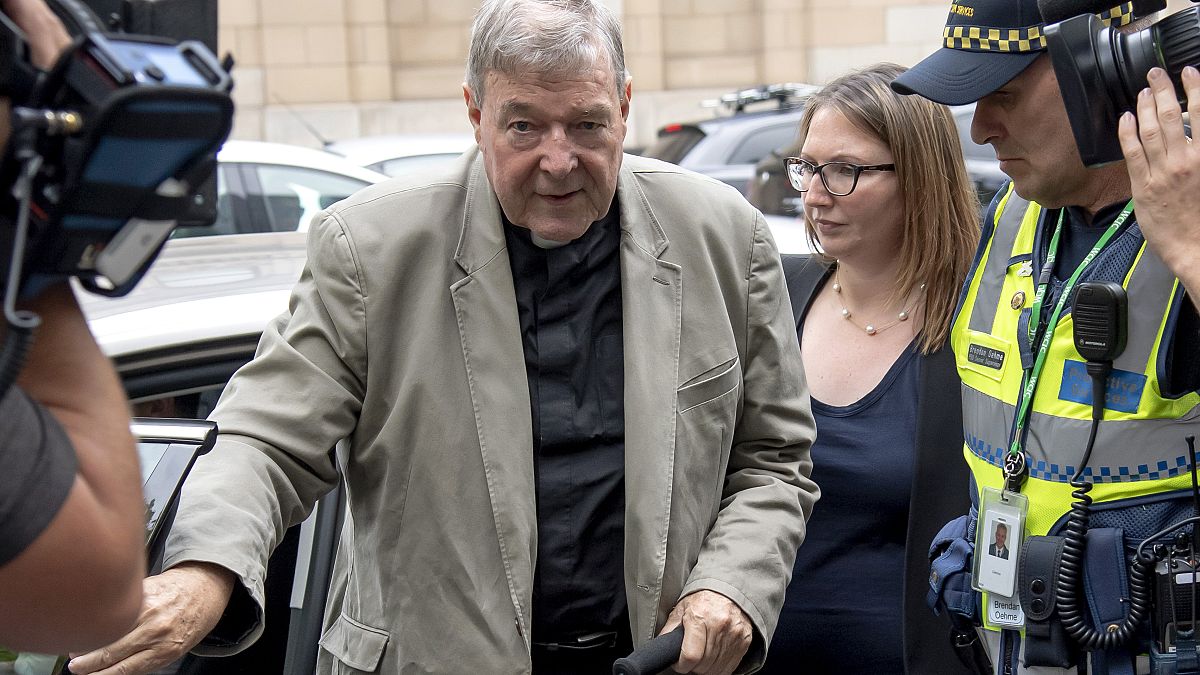 Feb. 26, 2019 - Cardinal George Pell leaves the County Court in Melbourne, Australia