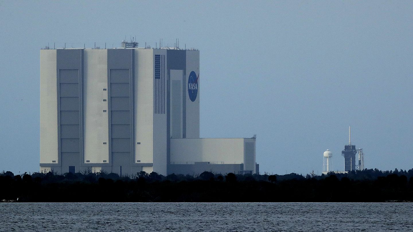 Sala di controllo della missione SpaceX