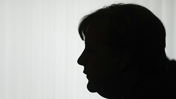 Merkel durante una rueda de prensa Merkel durante una rueda de prensa